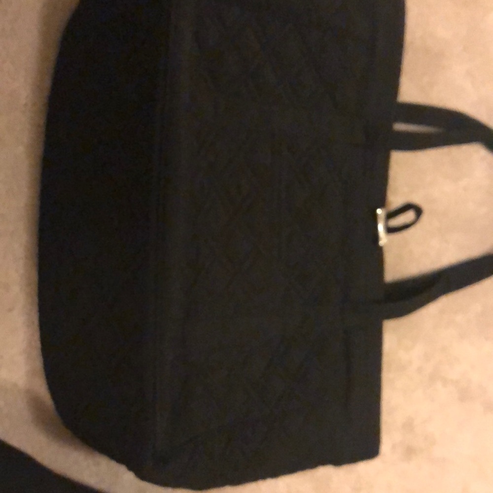 Quilted Vera Bradley work tote w/computer sleeve
